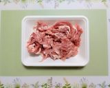 簡単今日の夕飯ズッキーニ豚こまポン酢炒め作り方3写真