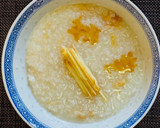 簡易版の　　　　　　　　干し貝柱の中華粥作り方7写真
