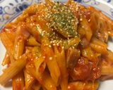 鍋ひとつで作る手抜き簡単トマトペンネ♪作り方5写真