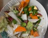 お一人様野菜たっぷり梅すき焼き味親子丼作り方9写真