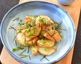 バターと麵つゆが香る長芋のさっくり揚げ♪作り方5写真