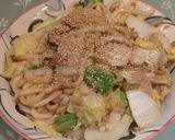 ツナと白菜の簡単さっぱり焼きうどん作り方5写真