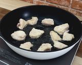 新玉ねぎの大葉醤油チキン作り方3写真