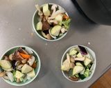 クリーミートマト味噌味豆腐入ナムル風煮作り方11写真