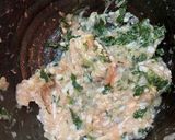 (茹でるだけ)ひき肉とほうれん草つくね作り方3写真