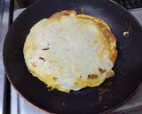納豆とたまごのライスペーパーお好み焼き作り方5写真