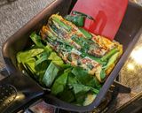 雲南百薬オカワカメとニラの卵焼き作り方3写真