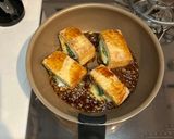 厚揚げの大葉とチーズの挟み焼き作り方6写真