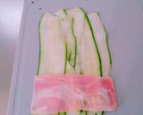 ＊ズッキーニのべーコンチーズグリル焼き＊作り方2写真