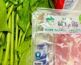 ほうれん草と鶏肉の簡単炒め物作り方1写真