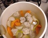 ホッコリ鶏団子スープ作り方5写真