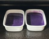 レンジで簡単⭐︎2層のウべチーズケーキ作り方2写真