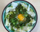 【和TKG】めかぶと白菜漬けの卵ご飯作り方6写真