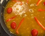 パリッとチキンとカレーのパエリア作り方12写真