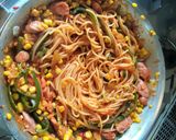 とうもろこしのナポリタン作り方11写真