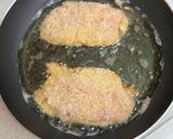 豚もも薄切り肉チーズとんかつ＊トマトバジルソース作り方4写真
