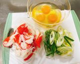 オーシャンキングの中華風玉子とじ🦀🥚✨作り方1写真