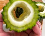 ゴーヤのサクサク揚げ詰め作り方2写真