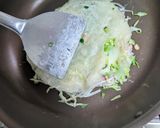 フライパンで広島風お好み焼き♪作り方4写真