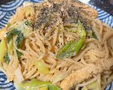スパゲティ・きつねカルボナーラ作り方8写真