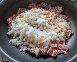 節約◎ちくわとわかめの和風キーマカレー作り方5写真