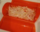 豚肉と豆苗のレンジ蒸し作り方1写真