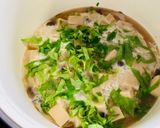 高野豆腐、しめじ、三つ葉の卵とじ作り方5写真