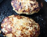 トマトと大葉で食べる💫ハンバーグ作り方5写真