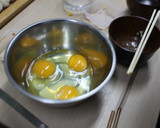 とら焼き玉子-おやびんの巻かない玉子焼き作り方1写真