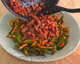 食べるラー油たっぷり豚ひき肉のおつまみサラダ作り方6写真