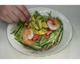 海老・アボカド・トマトの醤油レモン冷麺★動画あり作り方24写真
