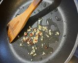ごはんですよと納豆のペペロンチーノ作り方2写真