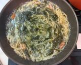 ゆず胡椒の海苔クリームパスタ作り方3写真