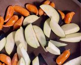 ナスとピーマンとチョリソーの塩昆布炒め作り方3写真