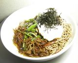 無添加　濃厚だしの山菜つけとろろ蕎麦作り方20写真