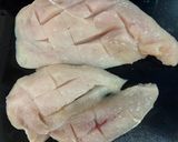 鶏肉粒マスタードの生クリーム煮作り方2写真