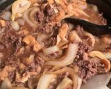 とろ卵牛肉ぶっかけうどん🍜作り方4写真