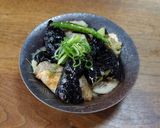 茄子と豚肉のおろし添え作り方8写真