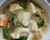 お一人様クリーミー梅炒飯味豆腐野菜炒め作り方21写真