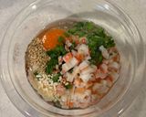 お弁当に！ニラとカニカマの中華卵焼き作り方1写真