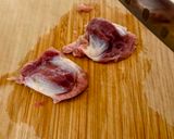 砂肝と生姜のアヒージョ炒め作り方1写真