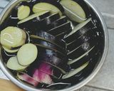ナスミョウガ炒め作り方1写真