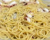 プリプリ旨い！タコと大葉の和風ペペロンチーノ🍝作り方6写真
