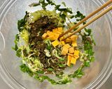 もずくとチーズの沖縄風チジミ作り方2写真