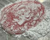 レンジで若桃と桜餡の大福♪作り方5写真
