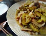 ＊豚肉となすの粒マスタード炒め＊作り方6写真