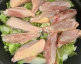 白菜と手羽中の蒸し焼き作り方3写真