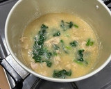 ほうれん草ととろろの鶏ねばねばスープ作り方5写真