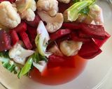 彩り鮮やか！紅芯大根とカリフラワー甘酢漬作り方4写真