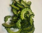 ゴーヤと舞茸のたらこ炒め作り方1写真